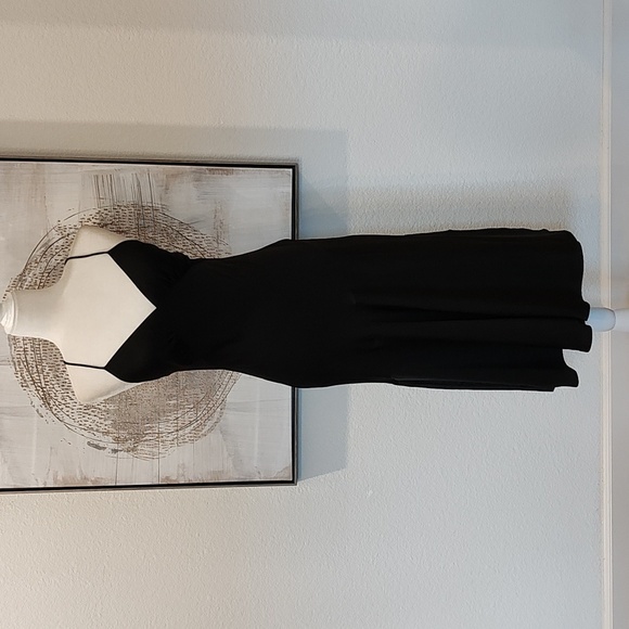 New BR Elegant Black Slip Dress Size 4 - Picture 9 of 16